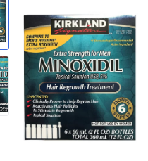 Pack Of 6 Minoxidil 5% Extra Strength Hair Regrowth Bottles 60ml